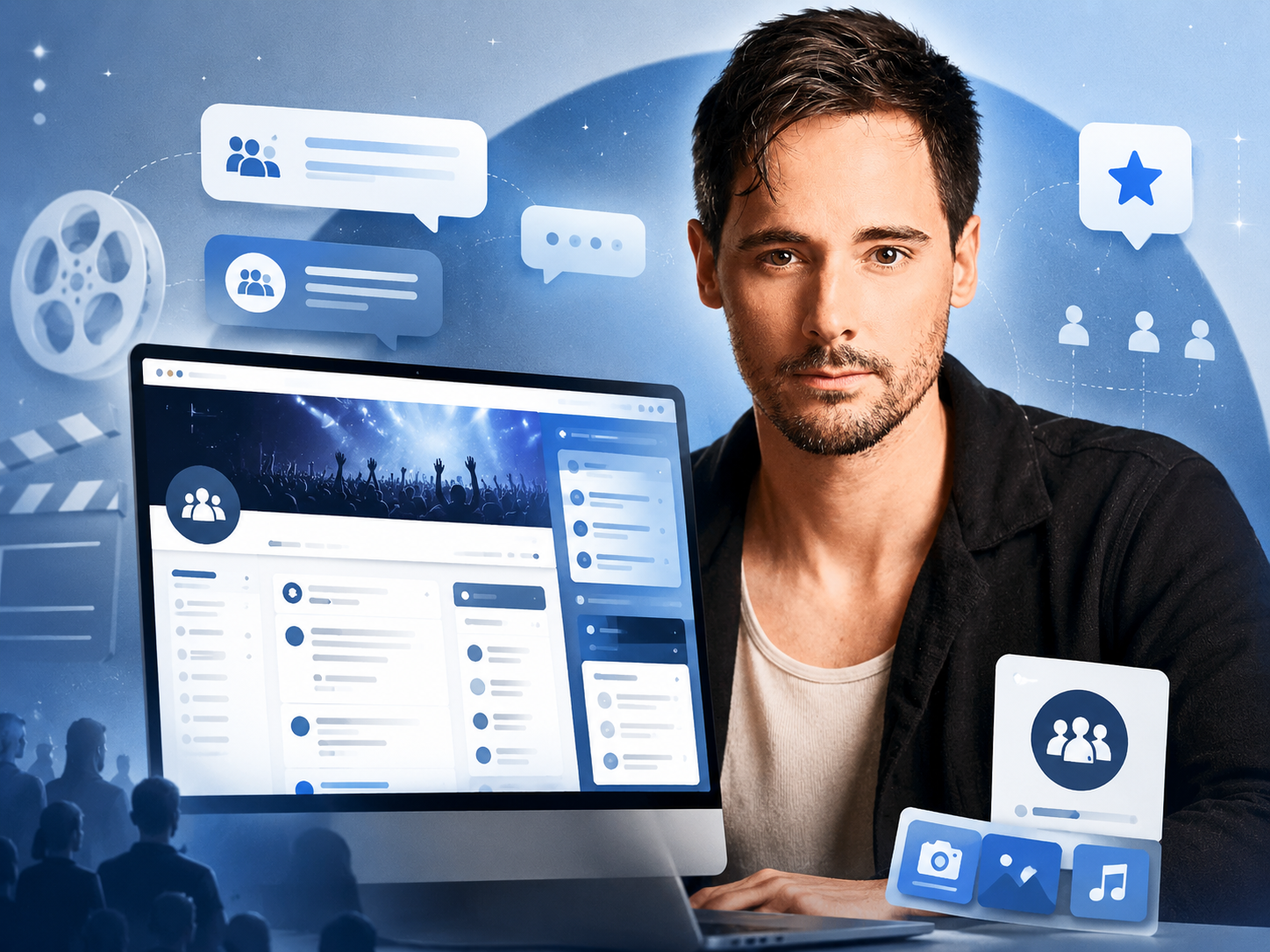 Thumbnail van een entertainment community platform
